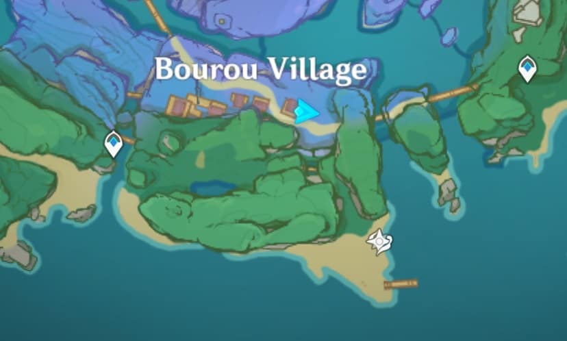 Granny Komaki Location in Bourou Village