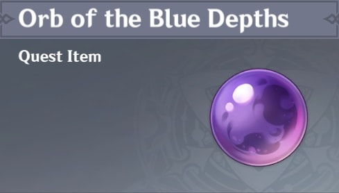 Orb of the Blue Depths