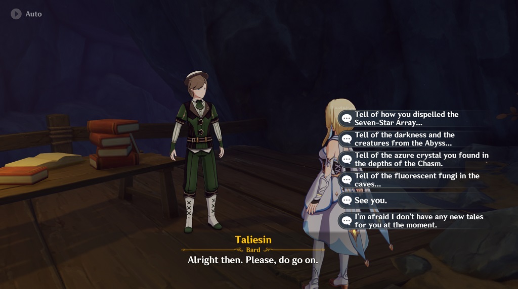 Tell your adventure to Taliesin