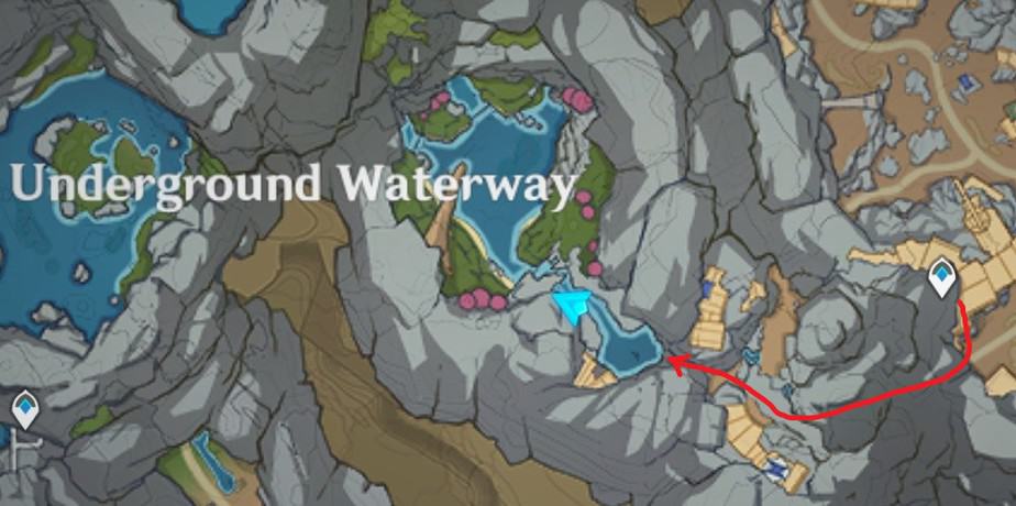 Underground Waterway Map