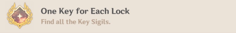 One Key for Each Lock