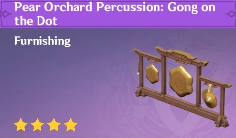 Pear Orchard Percussion Gong on the Dot