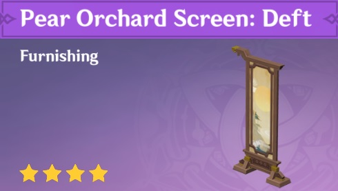 Pear Orchard Screen Deft