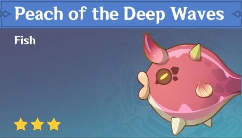 Fish Peach of the Deep Waves