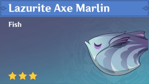 Lazurite Axe Marlin