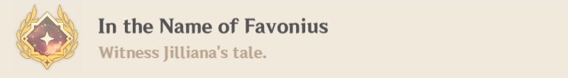 In the Name of Favonius