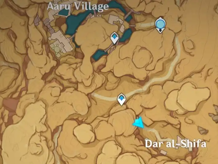 Lifeless Dar al Shifa Viewpoint Map