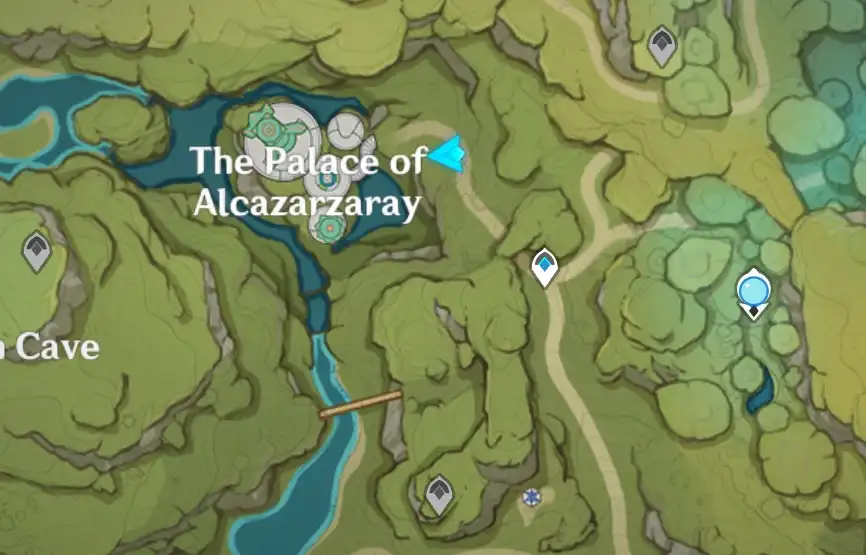 Memory of Alcazarzaray Viewpoint Map