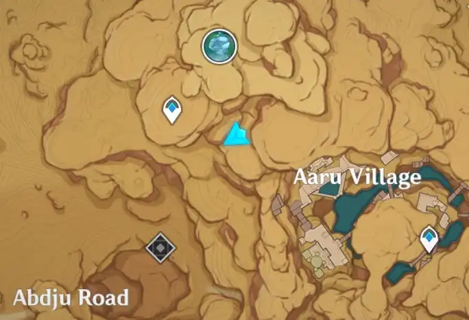 The Barren Land Where Sand Dances Viewpoint Map