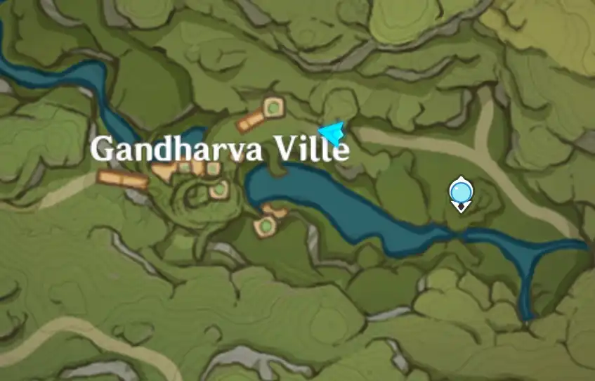 The City Above the Forest Viewpoint Map