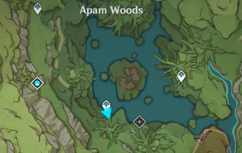 The Rains End Viewpoint Map