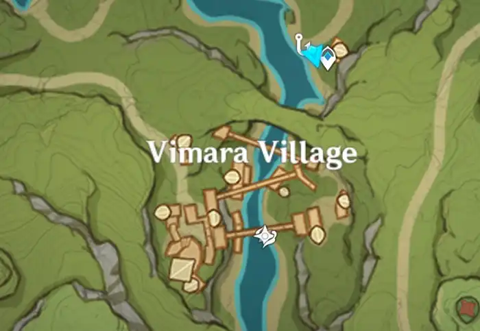 The Village by the River Map