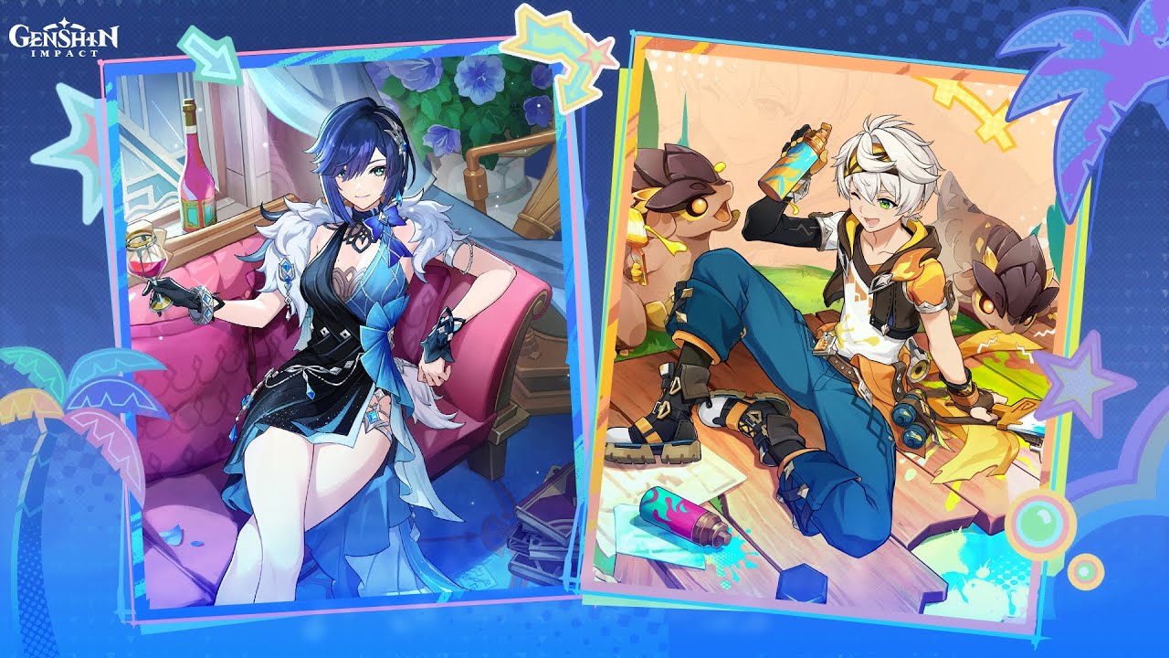 Teyvat Summer Style Teaser: Vibrant Outfits in Genshin Impact
